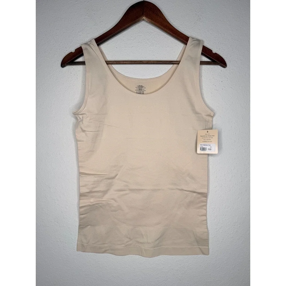 NWT Essentials by Tummy Tank Nude Seamless Shapewear Tank‎ TT5-007 Sz 1X/2X